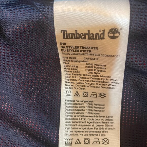 Timberland Signal Mountain Racer Jacket Waterproof Shell Mens XL - Picture 5 of 10
